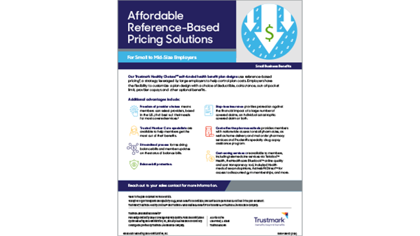 Affordable Reference-Based Pricing Solutions